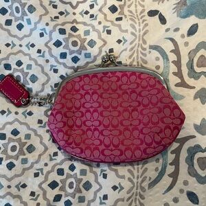 Coach Pink Coin Purse